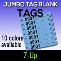 7-UP Tags Jumbo Tag Blank
